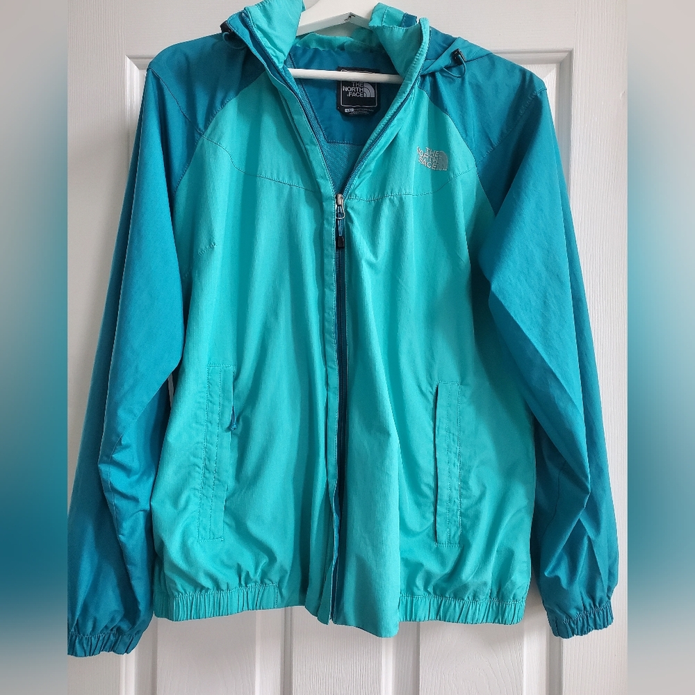 The North Face Women's Teal Windbreaker Jacket